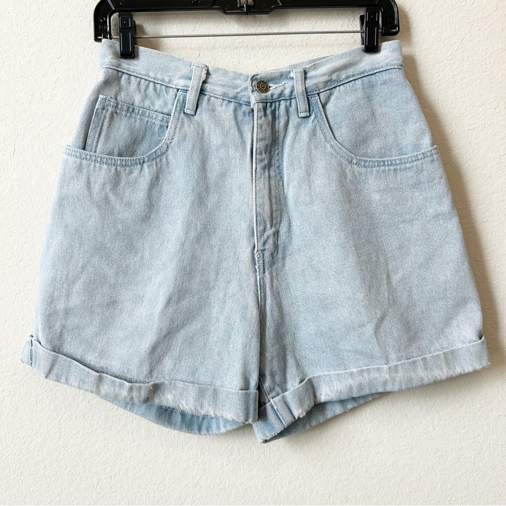 Vintage 80s The Limited Ribcage Ultra High Rise Mom Denim Jean Shorts Sz 10